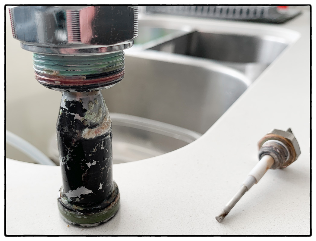 E61 'Mushroom' (Some buid-up) and Probe