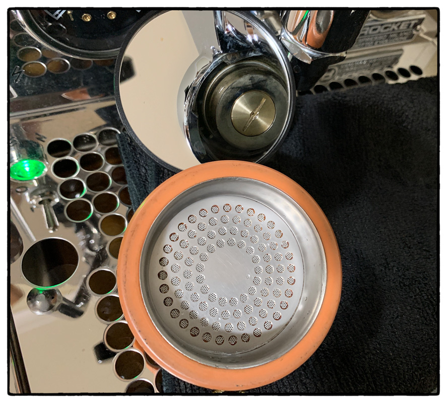 Ground Coffee in Porafilter